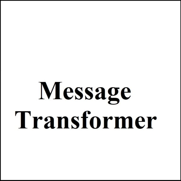 Check out: Message Transformer